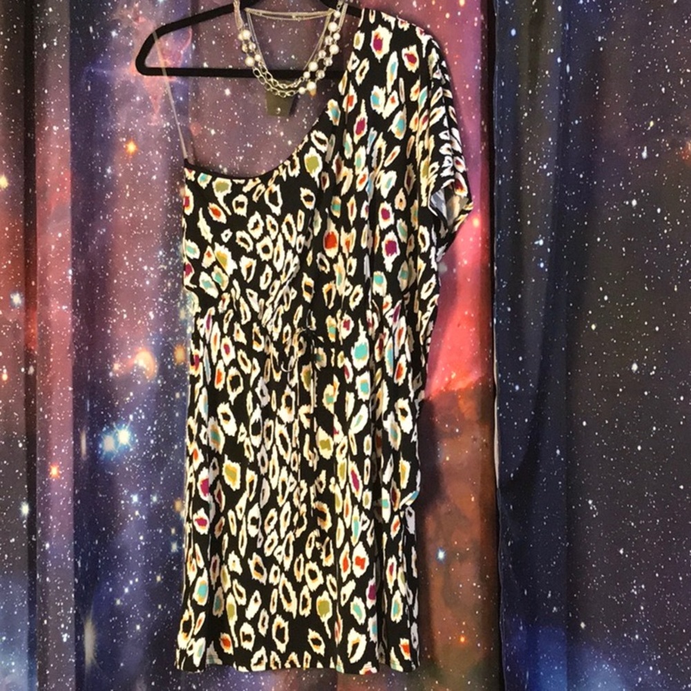 Nicole Miller Dress Tribal Leopard